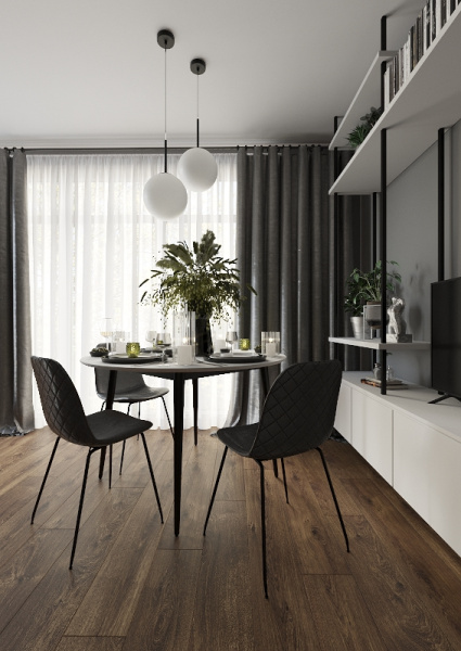 Ламинат AlixFloor Vitality Line Дуб викторианский коричневый, ALX00575STY